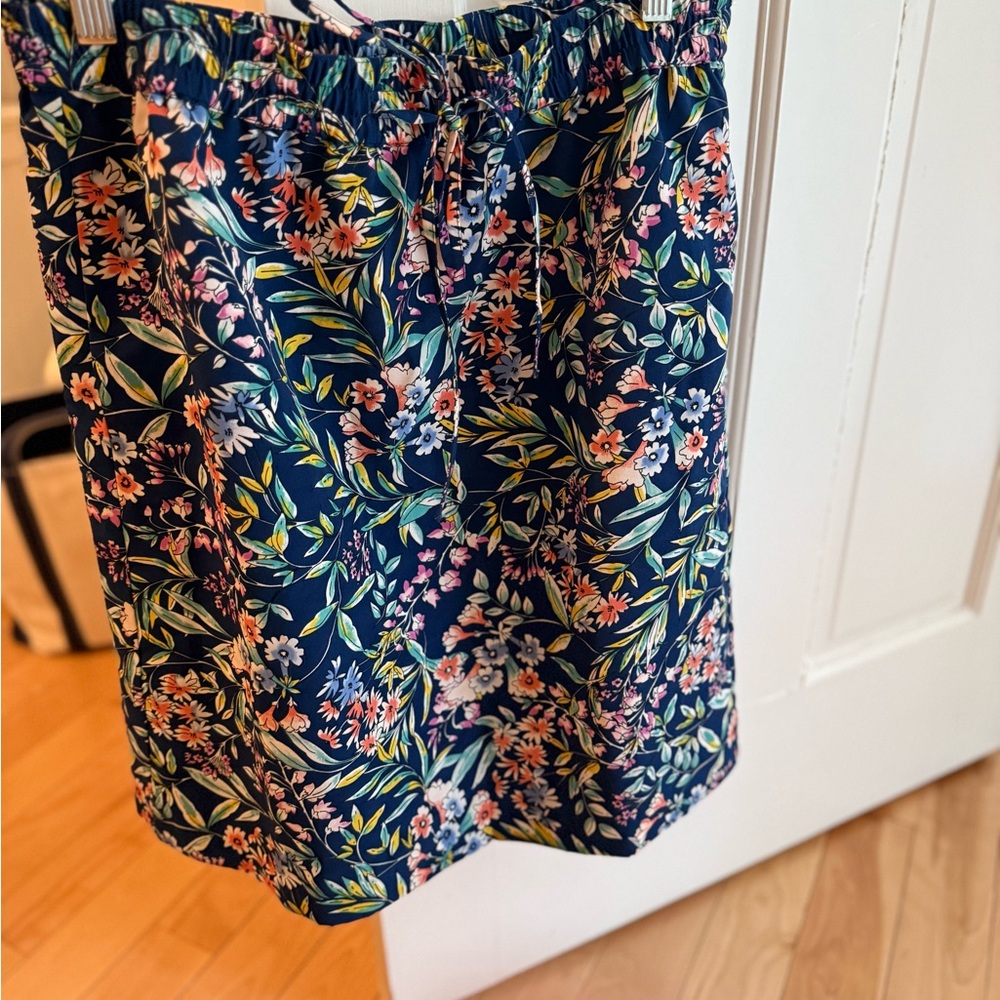 Floral Print Women's Skirt- Talbots